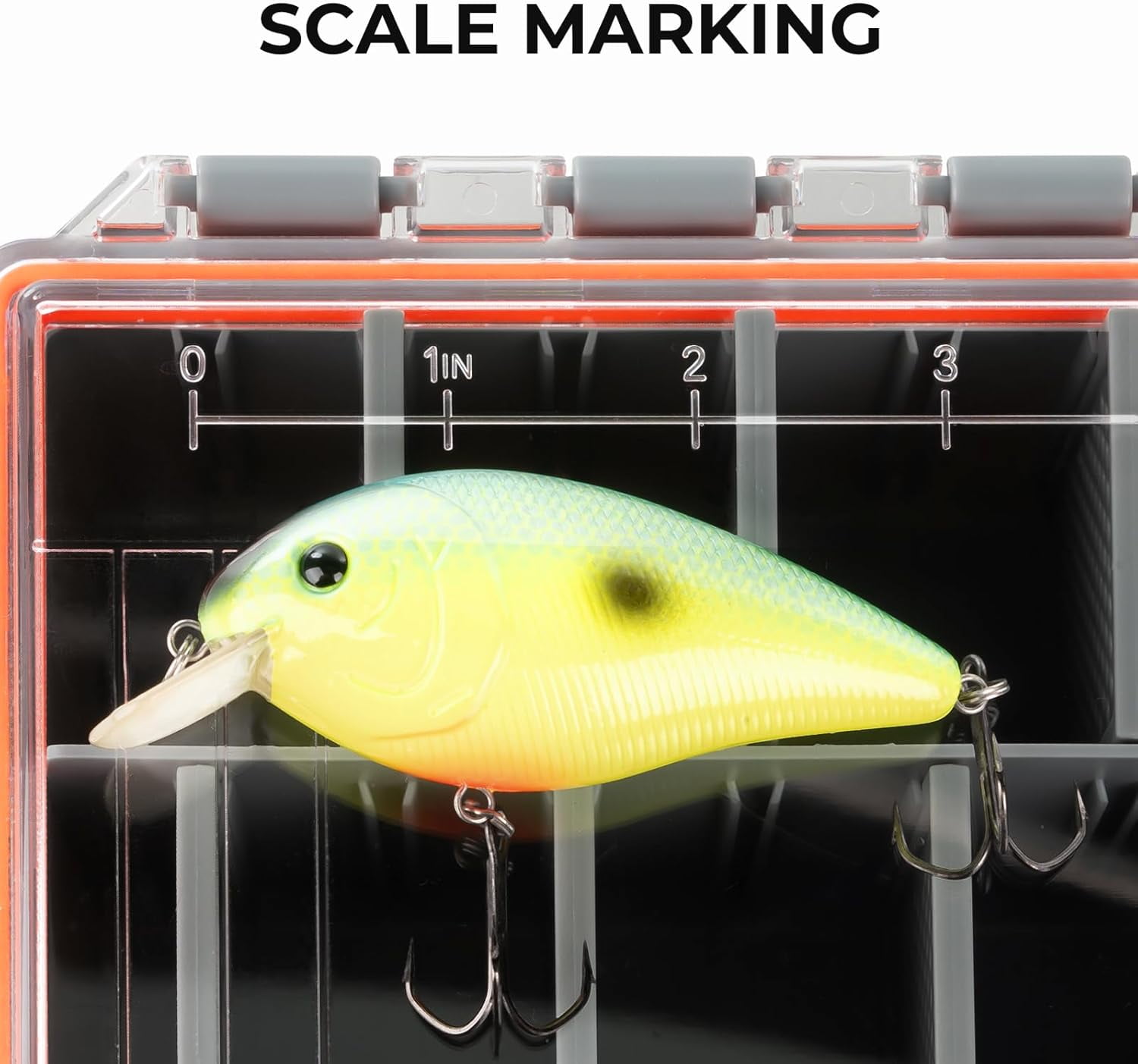 KastKing Waterproof Tackle Box, 3700 *2 Deep Tackle Trays, Fishing Tackle Box Organizer Fishing Accessories Storage- HyperSeal