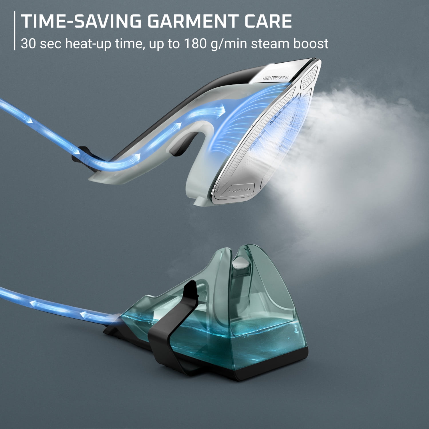 Rowenta Duo Force 2-in-1 Steam Iron and Clothes Steamer with Lightweight Design and Rapid Heat-Up