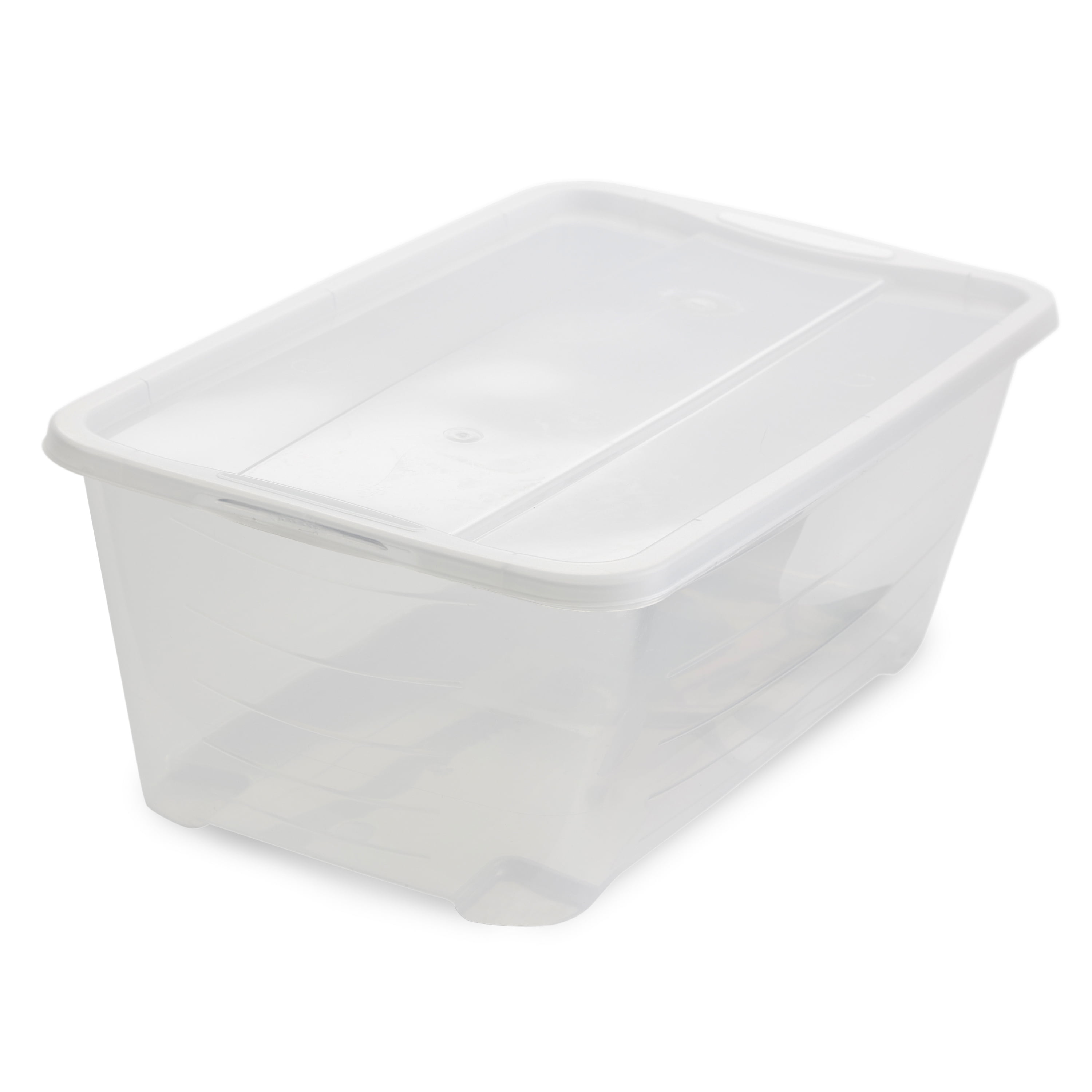 Life Story 14 Quart Clear Stackable Organization Storage Box Container 24 Pack 