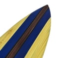 thumbnail image 6 of Zeckos 39 inch Wood Multicolor Stripe Surfboard Wall Hanging Decor Set of 2, 6 of 8