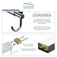 thumbnail image 5 of Transolid Mdrh Maddox Robe Hook - Brushed Stainless, 5 of 7