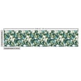 thumbnail image 3 of Ambesonne Nature Fabric by the Yard, Orchids Birds Botanical Plot, 3 Yards, Fern Green Sky Blue Teal, 3 of 5