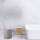 thumbnail image 4 of Fiudx Taza para Cepillo de Dientes, Elegante Vaso de Plástico para Enjuague Bucal, Lavabo Moderno para Parejas, Recipiente de Enjuague Fácil de Limpiar, Almacenamiento de Higiene Bucal, Esencial para, 4 of 6