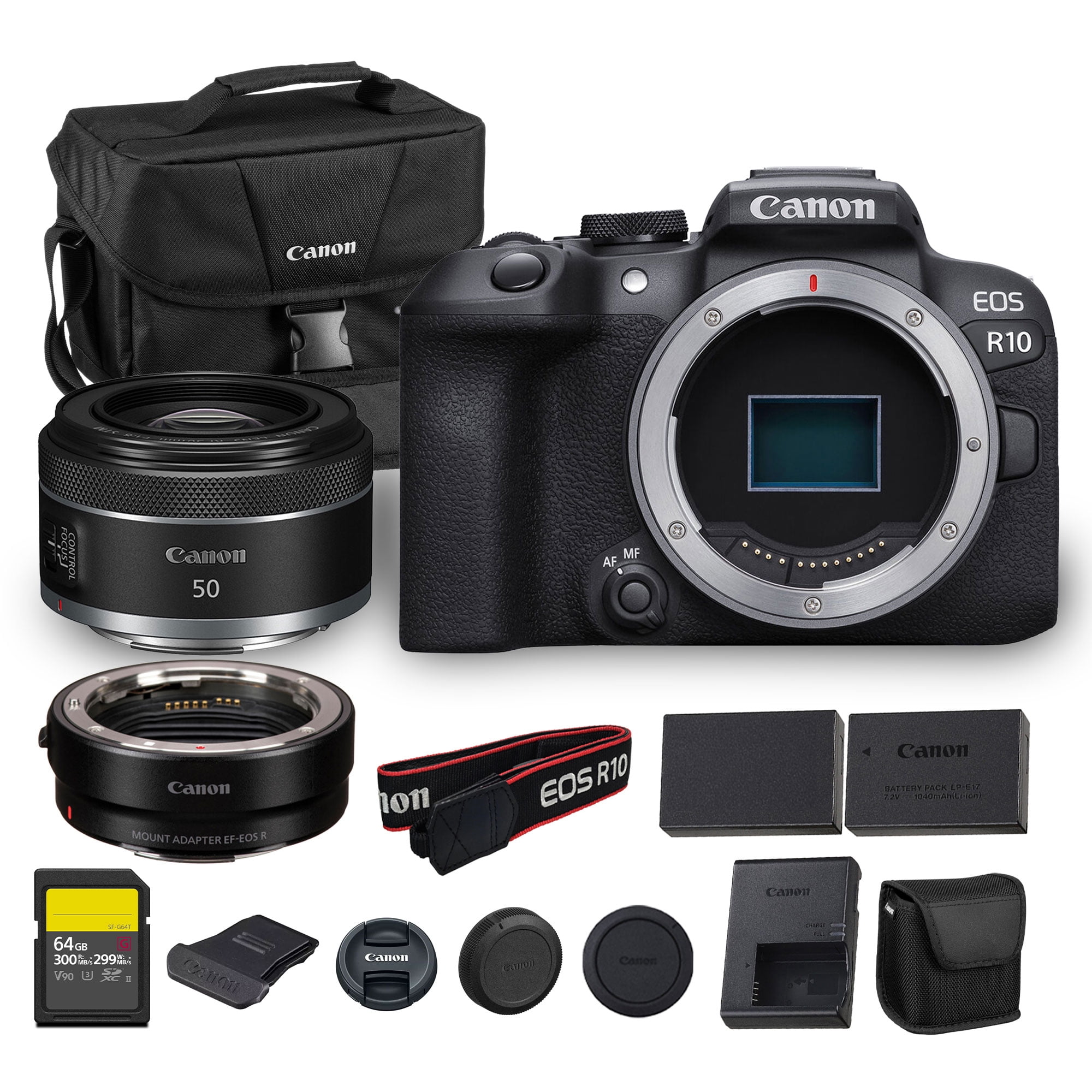 Canon EOS R10 Mirrorless Camera with RF-S 18-45mm F/4.5-6.3 IS STM