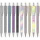 thumbnail image 1 of 10 PCS Ballpoint Pens, Glitter Rose Gold Click Ball Pens, Metal Retractable Pen, Black Ink Medium Point 1mm, Gifts and Office Supplies, 1 of 5