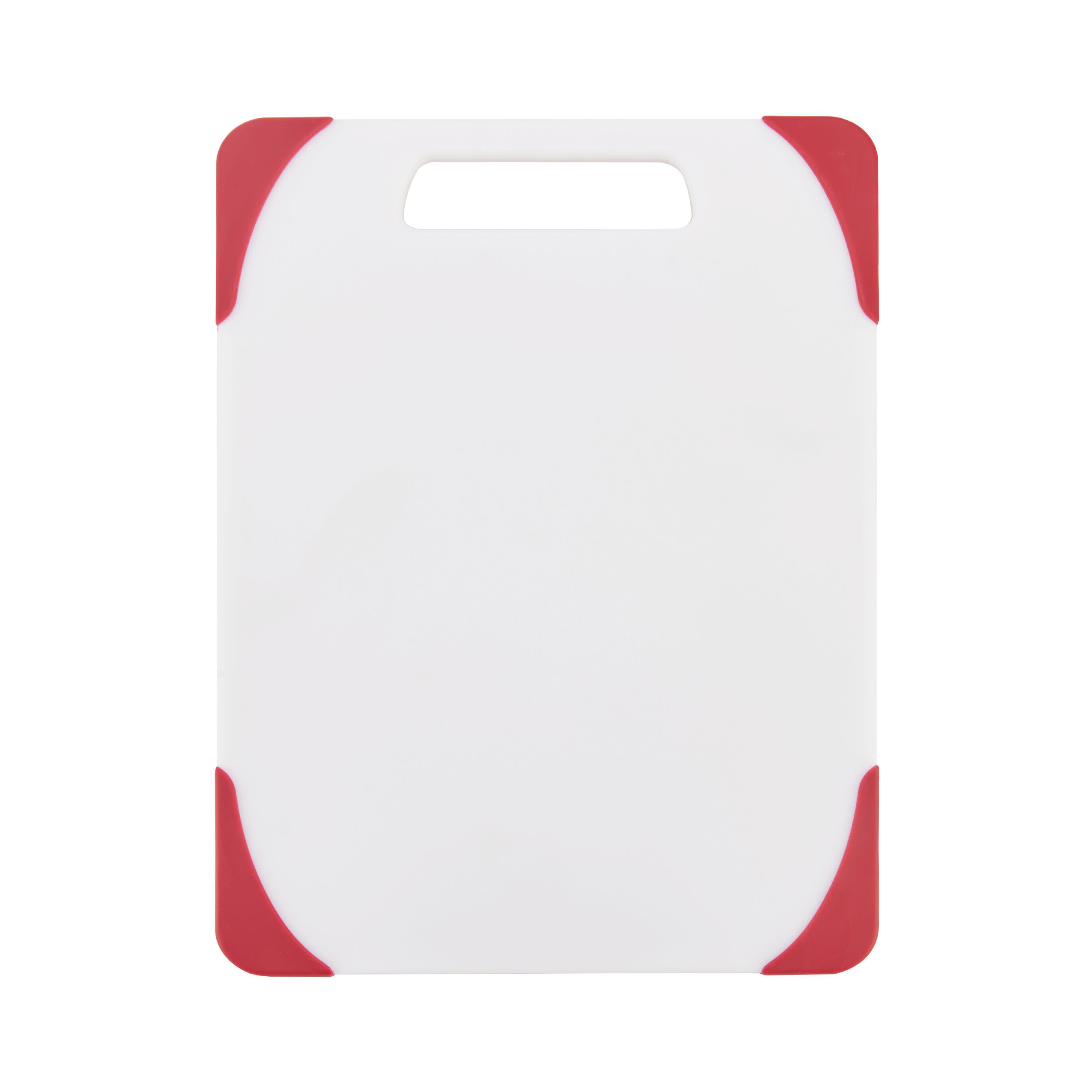 Brand New FARBERWARE 8.5"x11" White Poly Cutting Board Non-Absorbent Non-Porus