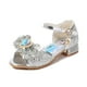 thumbnail image 1 of Sandalias de Disney para niñas, zapatos de princesa Elsa de Frozen, zapatos de cristal para niñas pequeñas, zapatos de tacón alto para niños, zapatos de pasarela para fiestas, 29 plantillas de 18,5 cm Gao Jinjia LED, 1 of 2