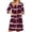 Brown(Striped), variant on Zipper Robes for Women Lightweight Loose Fit Bathrobes for Women Zip Up Front 3/4 Length Sleeve Knee Length Striped Fashion Bathrobe Nightgown with Pockets Orange XXL