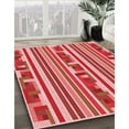 thumbnail image 2 of Ahgly Company Indoor Rectangle Patterned Light Coral Pink Area Rugs, 2' x 5', 2 of 6
