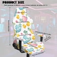 thumbnail image 2 of Whosucclay Chicken Egg Print Gaming Chair Covers, Stretchable Gamer Chair Protector Soft Breathable Scratch Resistant Gaming Chairs Seat Cover with 2Pcs Armrest Slipcovers Easter Decor, 2 of 8