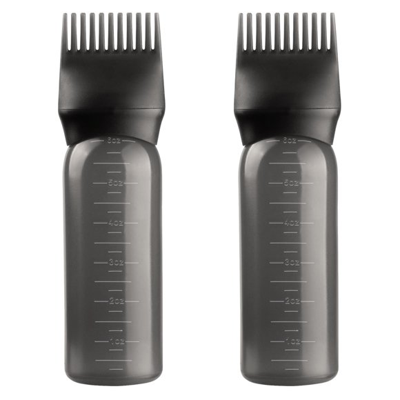 Cepillo aplicador para tintes de pelo negros, dispensador para salones de peluquería, coloración y tinte, 2 unidades