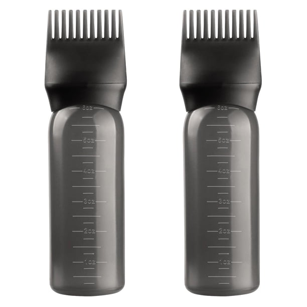 Cepillo aplicador para tintes de pelo negros, dispensador para salones de peluquería, coloración y tinte, 2 unidades