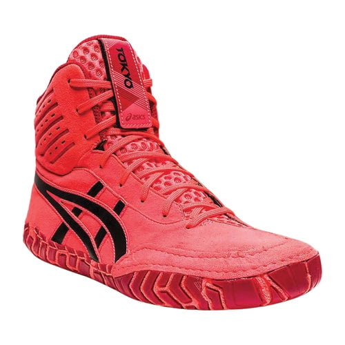 batería Polvo imagen Men's ASICS Aggressor 4 Wrestling Shoe - Walmart.com