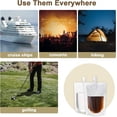 thumbnail image 6 of NOGIS 50 Pcs Plastic Drinking Flask Liquor Pouches Kit, Concealable Reusable Spout Straight Mouth Wine Milk bags with Two Funnel for Cruise Trip Party (Straight Mouth, 3.5 oz), 6 of 7
