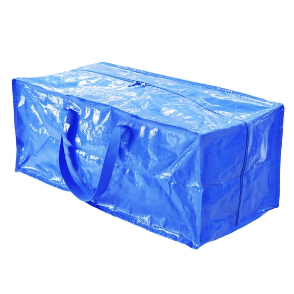 Mainstays Heavy Duty 20 Gallon Blue Storage and Moving Bag with Dual Handles and Straps