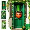 thumbnail image 7 of Steadline St Patricks Day Door Curtain Polyester Fabric Holiday Decor with Shamrock Design for Indoor Outdoor Party Decoration Large Size Wall Hanging for Home Office and Pub Festive Atmosphere, 7 of 7