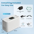 thumbnail image 4 of Portable O2XY Cup Generator for Home Travel Use, Lightweight 3L Flow Concentrator for Outdoor Support, 4 of 7
