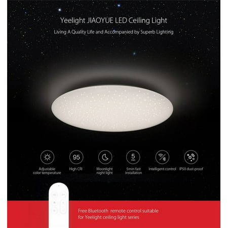 WiFi 450 LED Smart Ceiling Light APP bluetooth Control JIAOYUE YLXD04YL For Living Room Bedroom Dinning Room Home Decor (Best Room Design App For Mac)