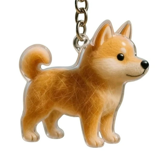 5 Pcs, Porte-Clés Transparent pour Rangement de Poils de Chien, Bijoux Commémoratifs, Collection de Fourrures pour Propriétaires d'Animaux, Cadeau