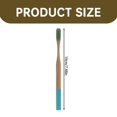 thumbnail image 3 of Women Fashion SPRING PARK Natural Biodegradable Toothbrush Soft Travel Toothbrush With Colorful Wooden Handle For Oral, 3 of 5