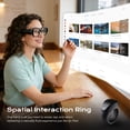 thumbnail image 5 of Domars AR Smart Glasses, 150" 1080P Micro-OLED Display, 16MP Camera, 3DoF Ring Control, Android 14, 8G+128G, 36° FOV, Light Waveguide Lens for Streaming & Office AR Smart Glasses, 5 of 10