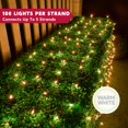 thumbnail image 3 of Luces navideñas Joiedomi 100, color blanco cálido, 2 unidades, para interiores y exteriores, 3 of 9