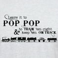 thumbnail image 3 of CafePress - Leave Pop Pop Train 'Em T Shirt - Men's Classic Graphic T-Shirt, 3 of 4