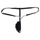 thumbnail image 2 of Cómodas Tangas Tangas para hombres Calzoncillos Tangas cómodas Lencería suave Lencería Vendaje de tiro bajo Cosplay T-Back (Talla 28 "-43") Negro Yinane tanga para hombre, 2 of 7