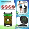 thumbnail image 4 of Bote de basura para excrementos de perro Meegood de 18 litros y 4,76 galones con tapa y control de olores, 4 of 6