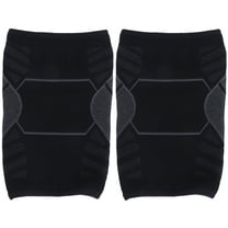 Mgaxyff Silicone Anti‑slip Strip Nylon Knee Pad, 2PCS Bouncy Knitted Knee Protector, For Women And Men Competitive Sports
