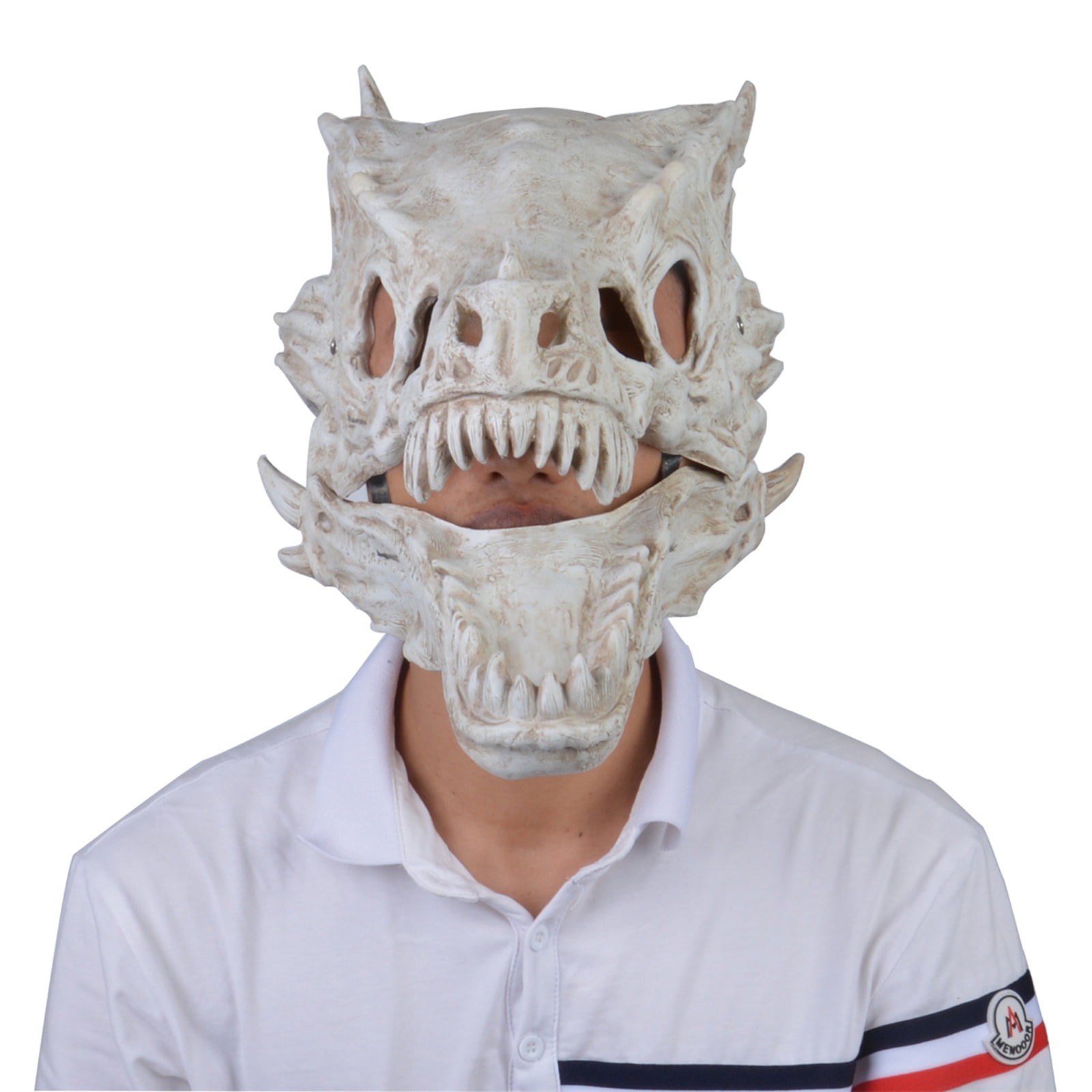Fortune Halloween Mask Dragon Bone Halloween Cosplay Party Funny Face Mask  - Walmart.ca