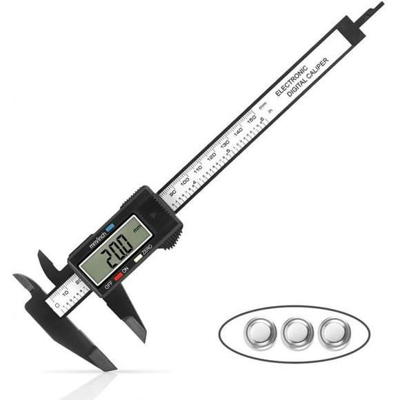 Digital Caliper, 0 6 Inches Caliper with Large LCD Screen, Auto Off Feature, Inch and Millimeter Conversion Measuring Tool, Perfect for Household/DIY Measurment, Etc