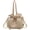 Beige, variant on Canvas Drawstring Tote Bag Women Men Casual Shoulder Handbag Large Capacity Detachable Adjustable Shoulder Strap