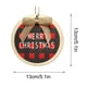 thumbnail image 3 of Classic Red Christmas Ornaments Christmas Tree Decoration Wooden Christmas Pendant, 3 of 3
