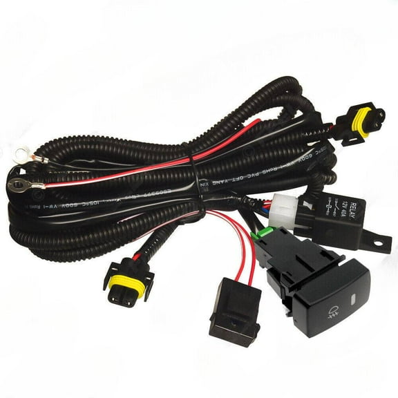 Suitable for the old Honda H11 fog light switch harness socket relay car work light switch wire group