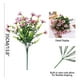 thumbnail image 1 of HWRETIE - Paquete de 10 flores artificiales de viola con tallos de pino y violeta,plantas artificiales decorativas realistas para decoración del hogar y jardín, 1 of 4