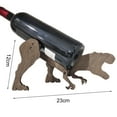 thumbnail image 5 of dianhelloya Wine Bottle Holder Creative Ornamental Art Wine Rack Drinking Bottle Holder for Home Wood Color, 5 of 7