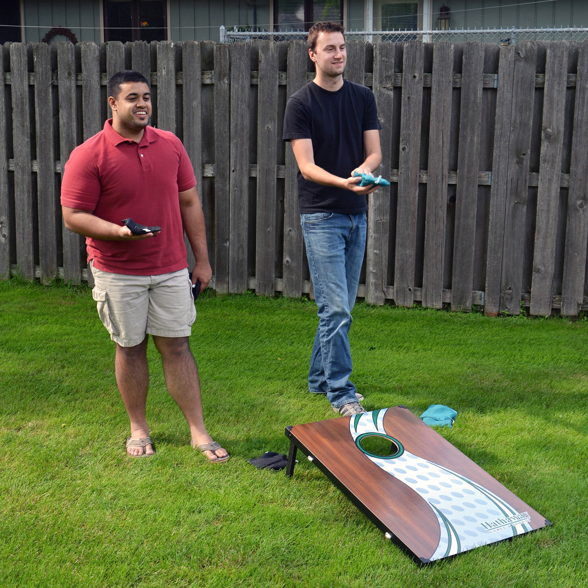 Hathaway Cornhole Bean Bag Toss Game Set Hathaway Cornhole Bean Bag Toss Game Set