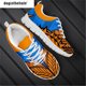 thumbnail image 1 of Zapatillas de deporte Doginthehole para mujer, diseño moderno de Tatuaggi Manri, cómodas zapatillas para correr con cordones para mujer para hacer ejercicio en vacaciones, 1 of 6