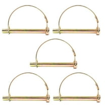 RAParts Five PTO Round Wire Shaft Locking Pins 1/4" Dia x 2.25" P14PTL 4021413