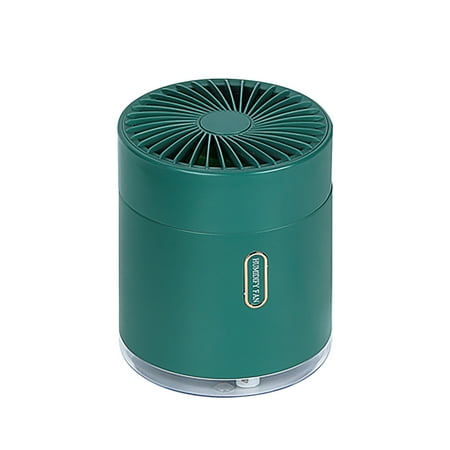 

Clearance Desktop Fan With Cool Misting Humidifiers USB Charge Foldable For Home Offic