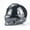 Bright Black (Clear Glass), variant on Motorcycle Modular Flip-Up Helmet with Dual Visor, DOT Certified, Full Face Protection, Matte Black, XL