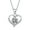 Pendant Necklace, variant on Love Design Silver Necklace Earrings Ring Suit Women