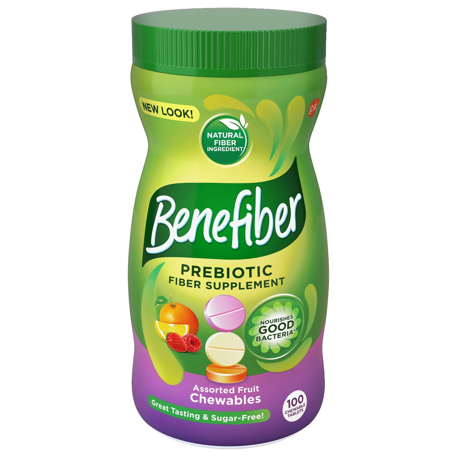 Benefiber Assorted Fruit Chewables Prebiotic Fiber Supplement 100 Benefiber Assorted Fruit Chewables Prebiotic Fiber Supplement 100