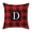 D, variant on PEIBang Christmas Pillowcase,Red and Black Buffalo Plaid Throw Pillow Covers,Farmhouse Decorative Throw Pillow Case Initial Cushion Cover Pillowcase for Sofa Couch Bed