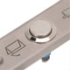 thumbnail image 3 of Interrupteur de contrôle d'accès de porte, bouton de sortie, réinitialisation automatique en acier inoxydable brossé pour intérieur et extérieur, 3 of 4