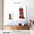 thumbnail image 4 of Elephant Stock Read More Book Stack Wall Art - Vertical Canvas Wall Art - Living Room Wall Decor - Pop Culture Canvas - Orange And Black Decor - 8" x 12", 4 of 8