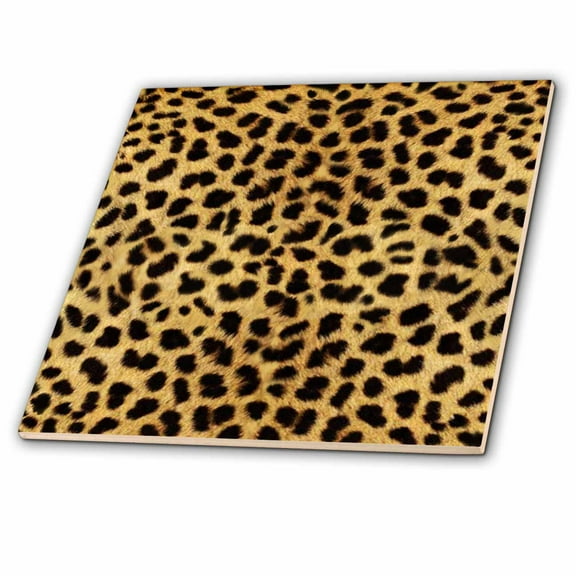 3dRose, Cheetah Animal Print, 8 Inch Ceramic Tile
