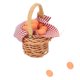 thumbnail image 3 of Cesta de Huevos en Miniatura, Cesta de Huevos de Casa de Muñecas Con Huevo Para Decorae de Casa de Muñecas, 3 of 7
