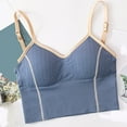 thumbnail image 2 of XuJwPNcy Cami Bra for Women Crop Top Yoga Bralette No Underwire Wireless Seamless Adjustable Straps Bralettes Sleeping Bras, 2 of 3